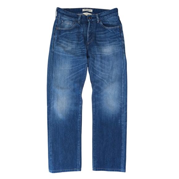 Levi's Made & Crafted Mens Ruler Straight Jeans W30 /L29 Button Fly Blue - Picture 1 of 10